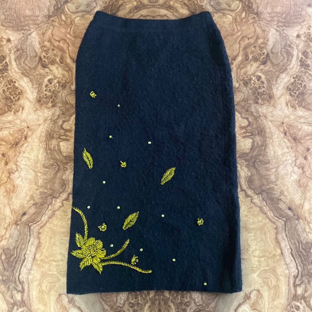 Topshop High Waist Knit Midi Skirt NWT US 04